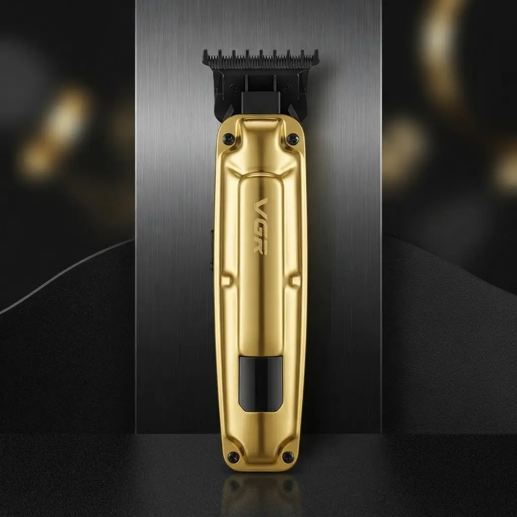 TRIMMER PROFESIONAL VGR C/PANTALLA DIGITAL Y CUCHILLA EN T-CT