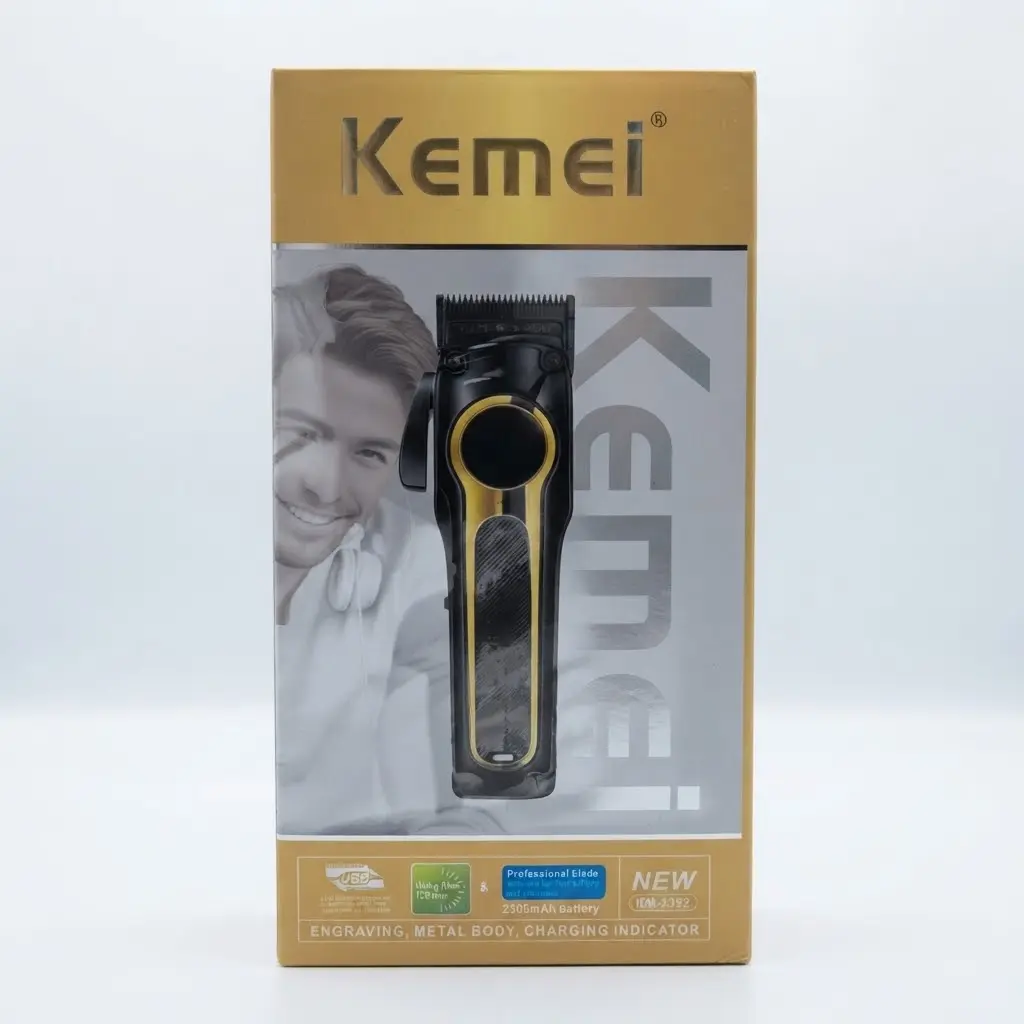 TRIMMER PROFESIONAL KEMEI C/BATERIA DE 2.500mAh Y CUERPO METALICO-CT