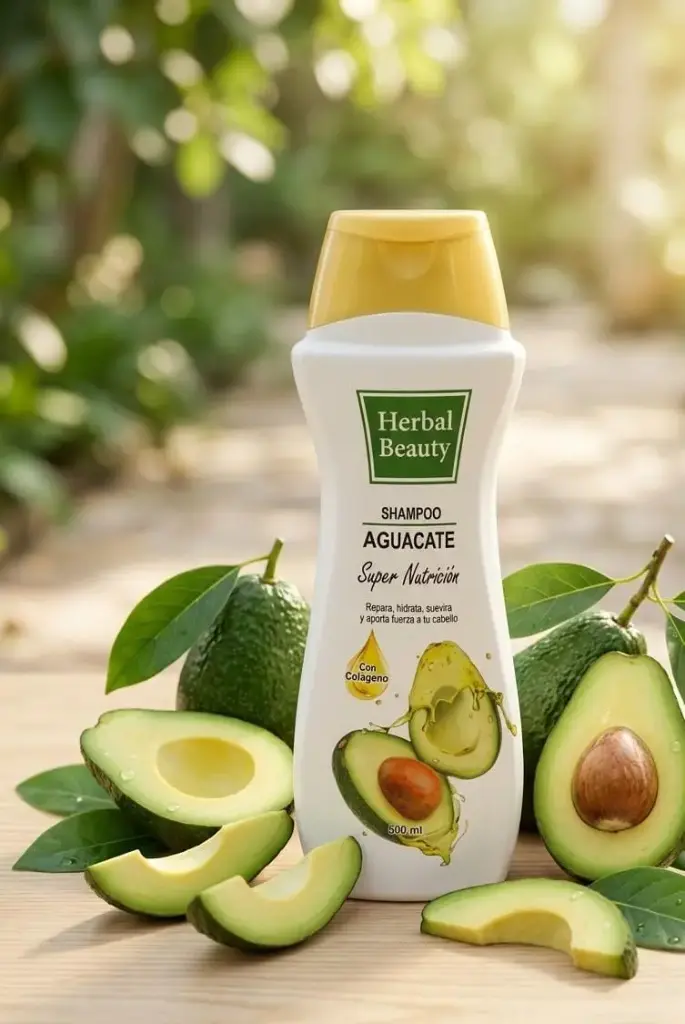 SH. AGUACATE HERBAL BEAUTY X500ML-NC ///