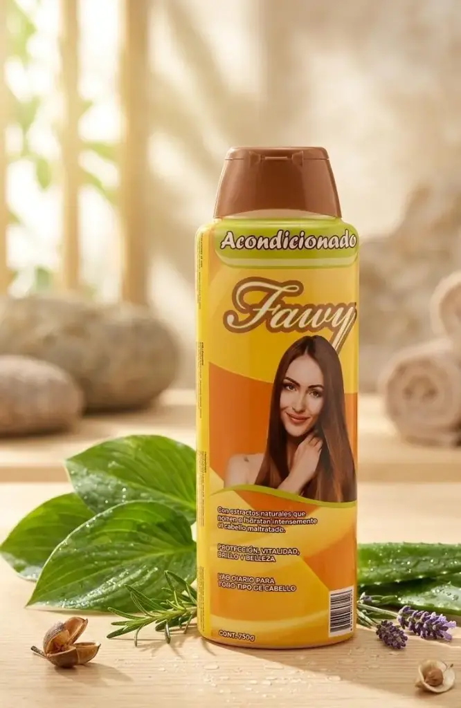 AC. ACEITE DE ARGAN, SABILA Y COLAGENO FAWY MARRON X750ML-NC ***