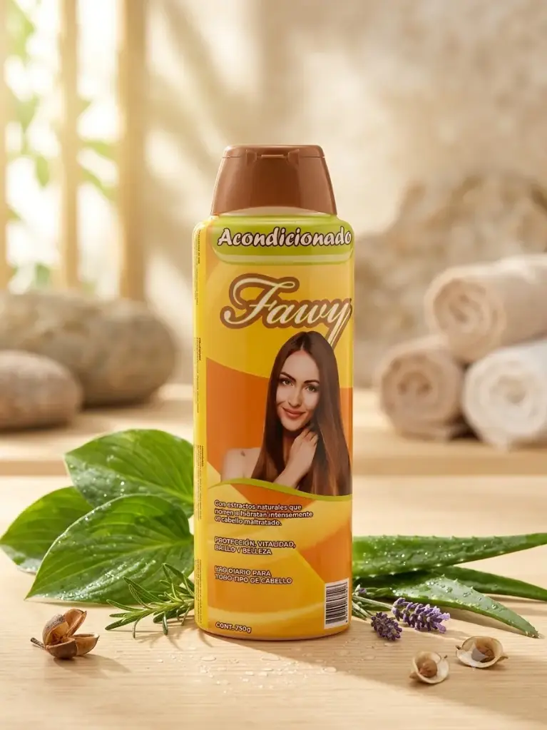 AC. ACEITE DE ARGAN, SABILA Y COLAGENO FAWY MARRON X750ML-NC ***