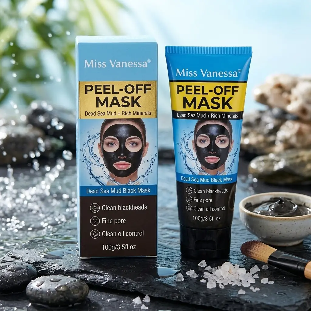 MASCARILLA FACIAL NEGRA C/LODO DEL MAR MUERTO Y MINERALES-CT