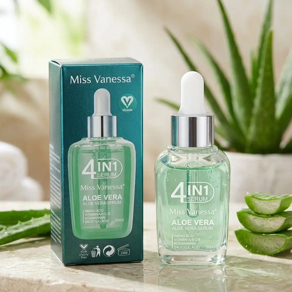 SERUM FACIAL 4 EN 1 ALOE VERA (VEGANO)-CT
