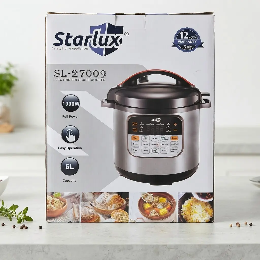 OLLA DE PRESION DIGITAL STARLUX 6LTS 1000W-CT