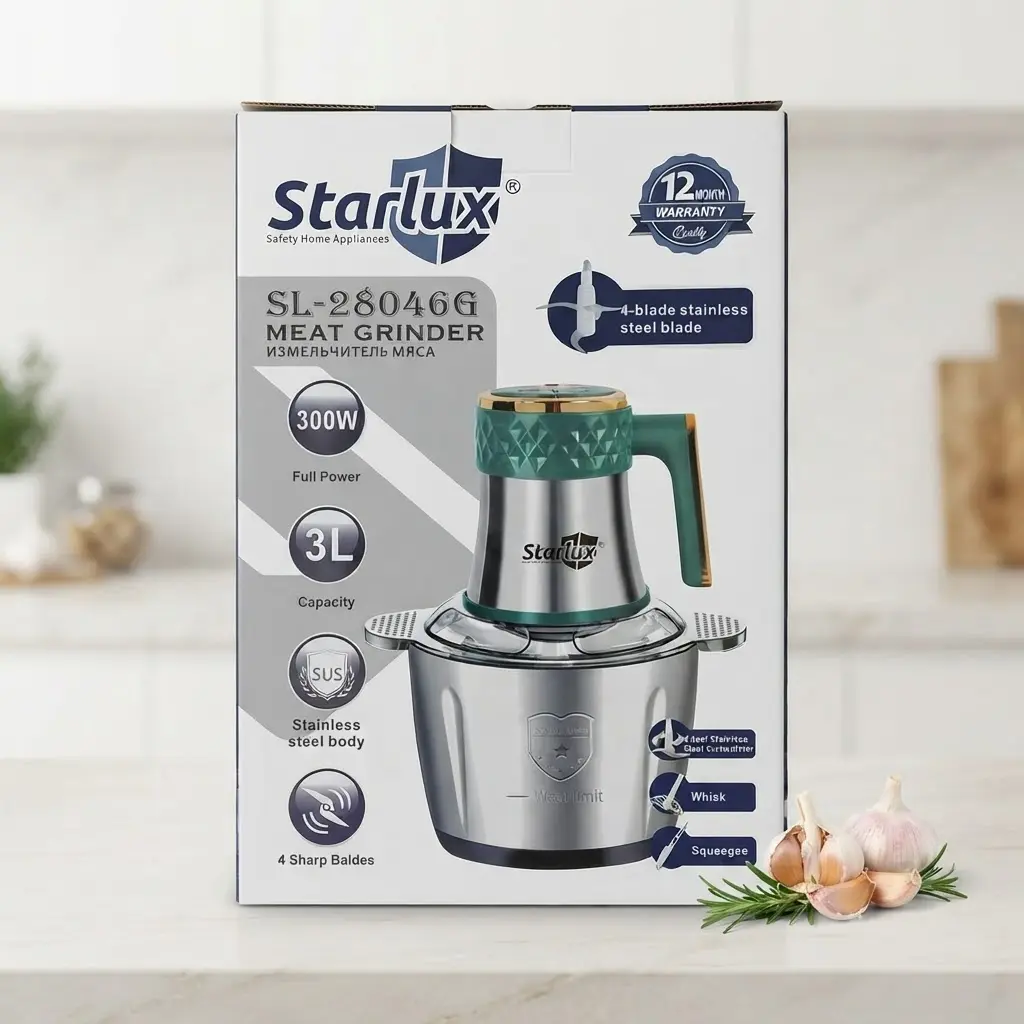 PICATODO ELECTRICO STARLUX 3LTS C/TAZON DE ACERO-CT