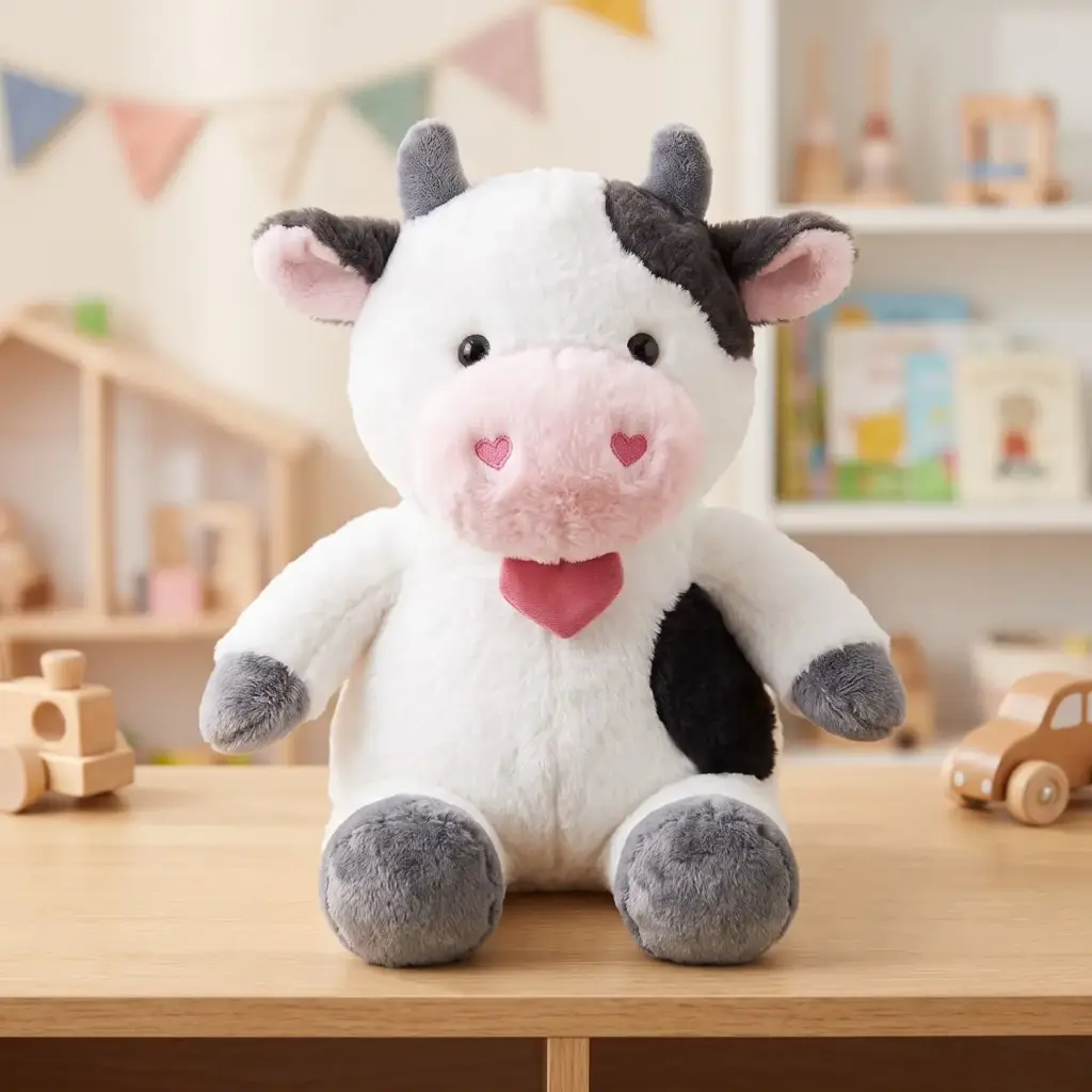 PELUCHE VACA 28CM-CT