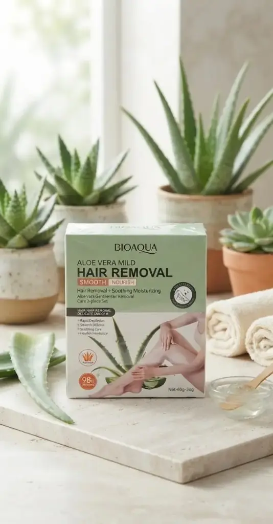 SET DE DEPILACION SUAVE C/ALOE VERA-CT