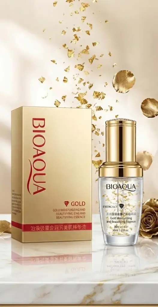ESENCIA FACIAL HIDRATANTE C/PARTICULAS DE ORO-CT