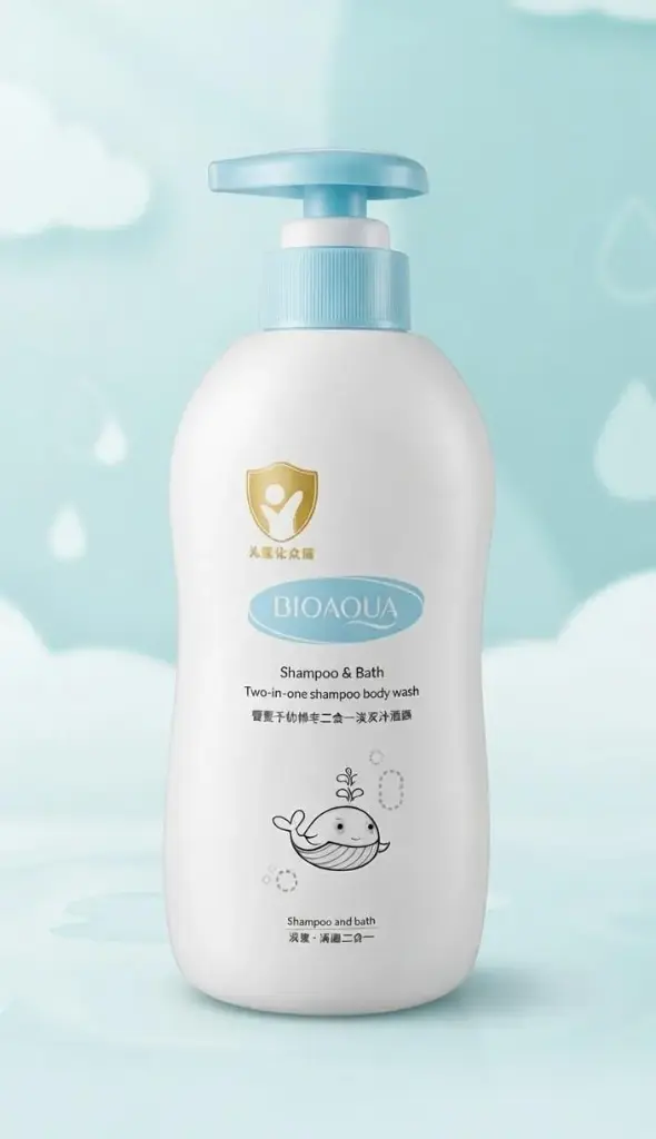 GEL DE BAÑO Y SHAMPOO 2 EN 1 P/BEBE-CT