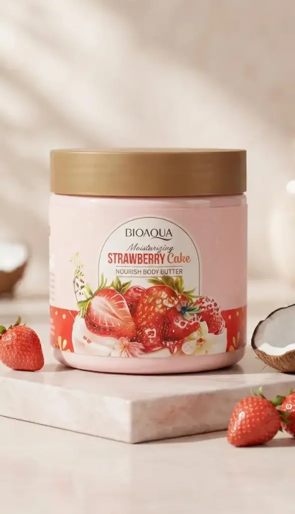 MANTECA CORPORAL NUTRITIVA E HIDRATANTE DE FRESA-CT