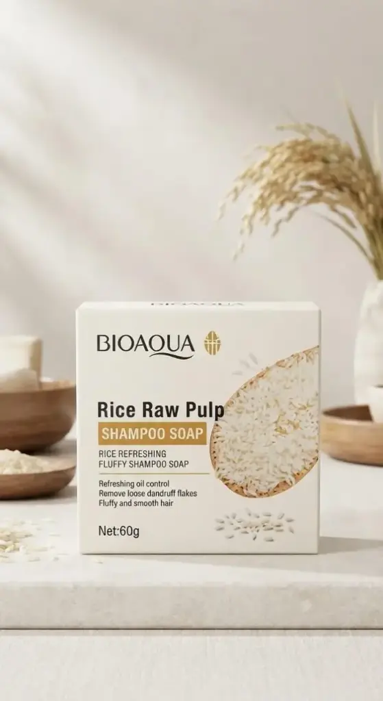 SHAMPOO SOLIDO EN BARRA C/EXTRACTO DE PULPA DE ARROZ-CT