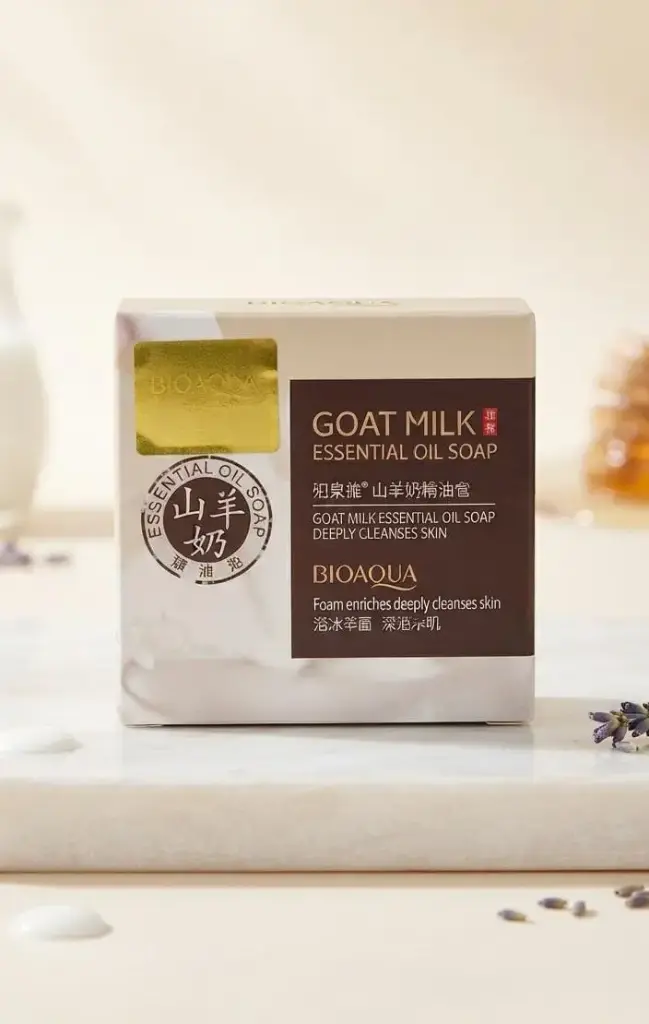 JABON DE BAÑO DE ACEITES ESENCIALES C/LECHE DE CABRA-CT