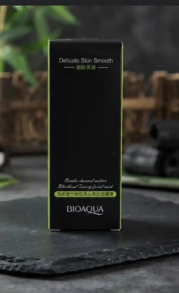 MASCARILLA FACIAL DESPRENDIBLE P/PUNTOS NEGROS C/CARBON DE BAMBU-CT