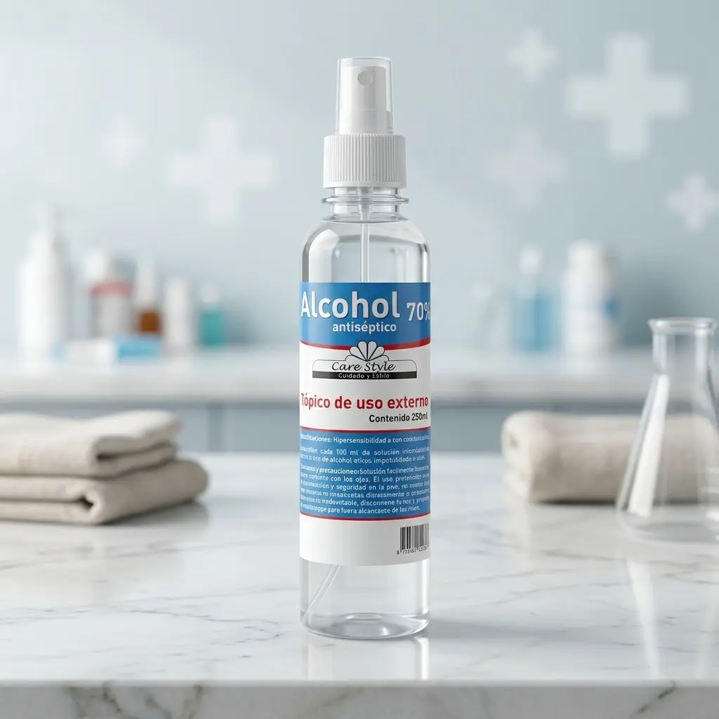 ALCOHOL ANTISEPTICO 70% X250ML CARE-STYLE-NC