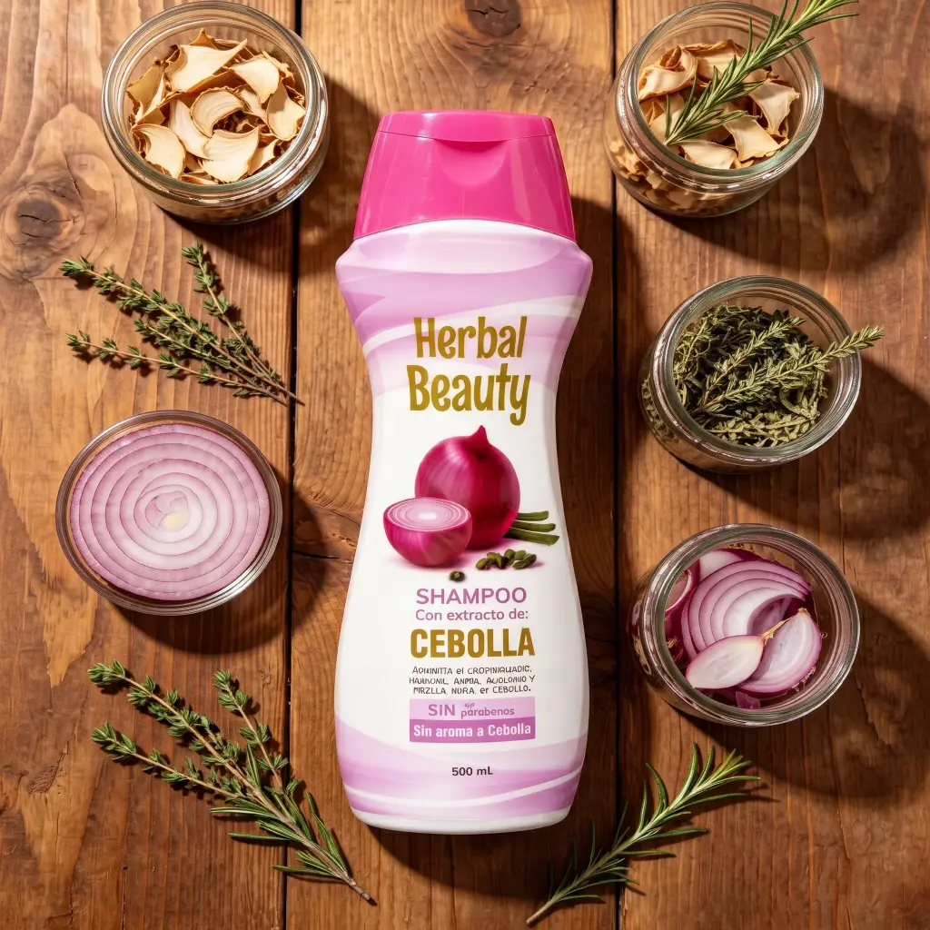 SH. CEBOLLA HERBAL BEAUTY X500ML-NC ///