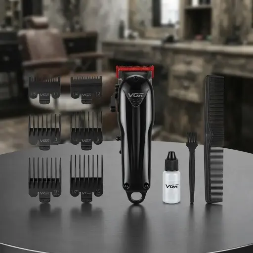 [V-282] HAIR CLIPPER VGR C/6 PEINES Y GUÍAS-CT