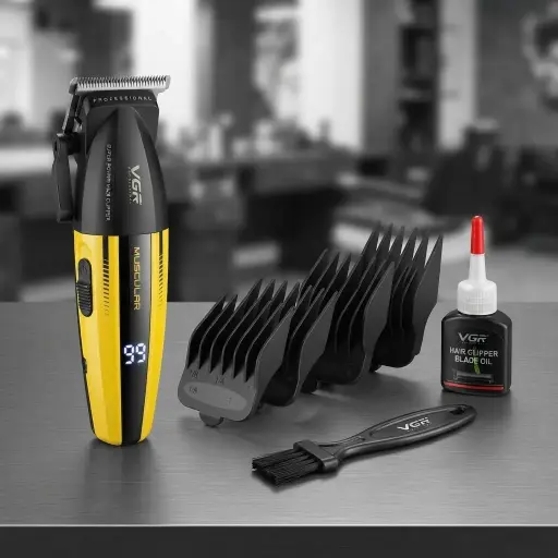 [V-285] HAIR CLIPPER VGR C/PANTALLA DIGITAL Y PEINES GUIAS-CT
