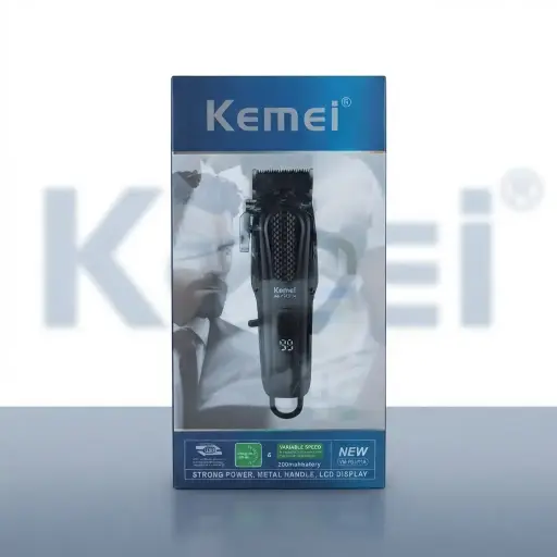 [KM-PG1071A] TRIMMER PROFESIONAL KEMEI C/PANTALLA LCD Y VELOCIDAD VARIABLE-CT