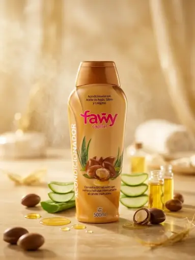 [X500ML AC. FAWY MARRON ACEITE DE ARGAN, SABILA Y COLAGENO-NC] AC. ACEITE DE ARGAN, SABILA Y COLAGENO FAWY MARRON X500ML-NC ***