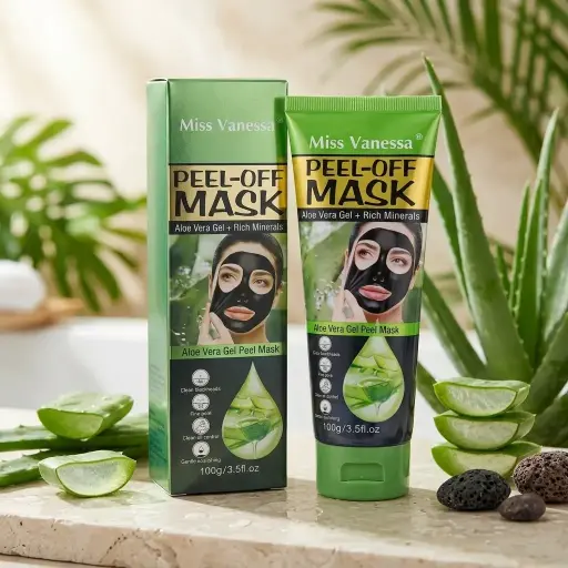 [M7037 (CT#2-6/26-784)] MASCARILLA FACIAL C/GEL DE ALOE VERA Y MINERALES-CT
