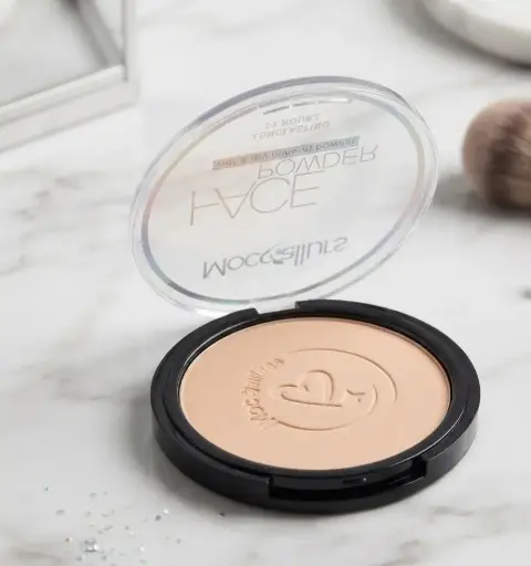 [ES5129 (CT#10-8/26-978)] POLVO COMPACTO FACIAL MINERAL DE DOBLE USO (HUMEDO Y SECO)-CT