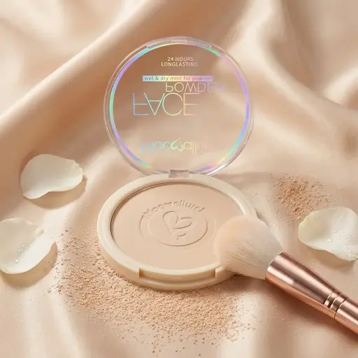 [ES5131 (CT#10-8/26-978)] POLVO COMPACTO FACIAL DE DOBLE USO (HUMEDO Y SECO)-CT