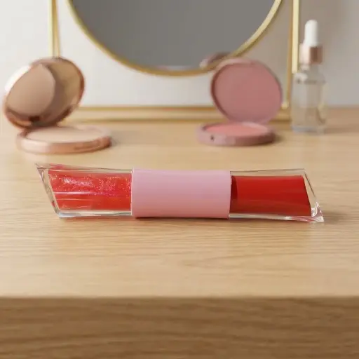 [MOC1285 (CT#10-8/26-978)] LABIAL DOBLE (LABIAL MATE Y BRILLO C/DESTELLOS)-CT