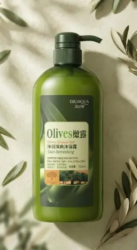 [BQY05021 (CT#10-8/26-978)] GEL DE BAÑO CORPORAL DE EXTRACTO DE OLIVA-CT