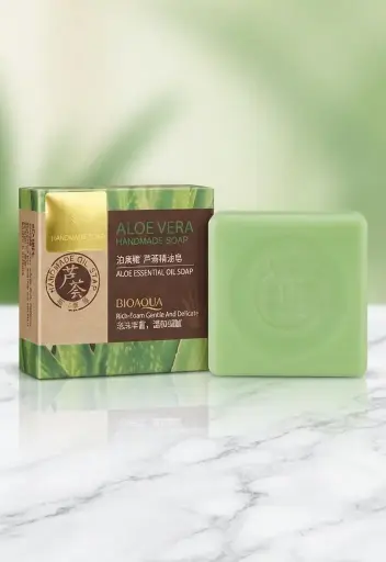 [BQY71563 (CT#10-8/26-978)] JABON DE BAÑO C/ACEITE ESENCIAL DE ALOE VERA-CT