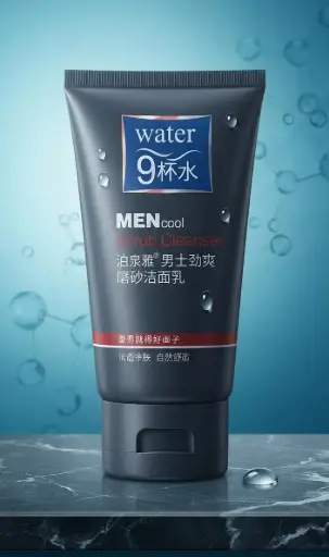 [BQY09203 (CT#10-8/26-978)] LIMPIADOR FACIAL EXFOLIANTE P/HOMBRE-CT